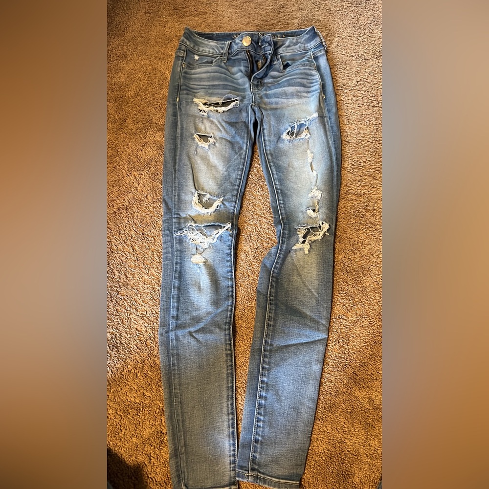 American eagle super stretch skinny jeans